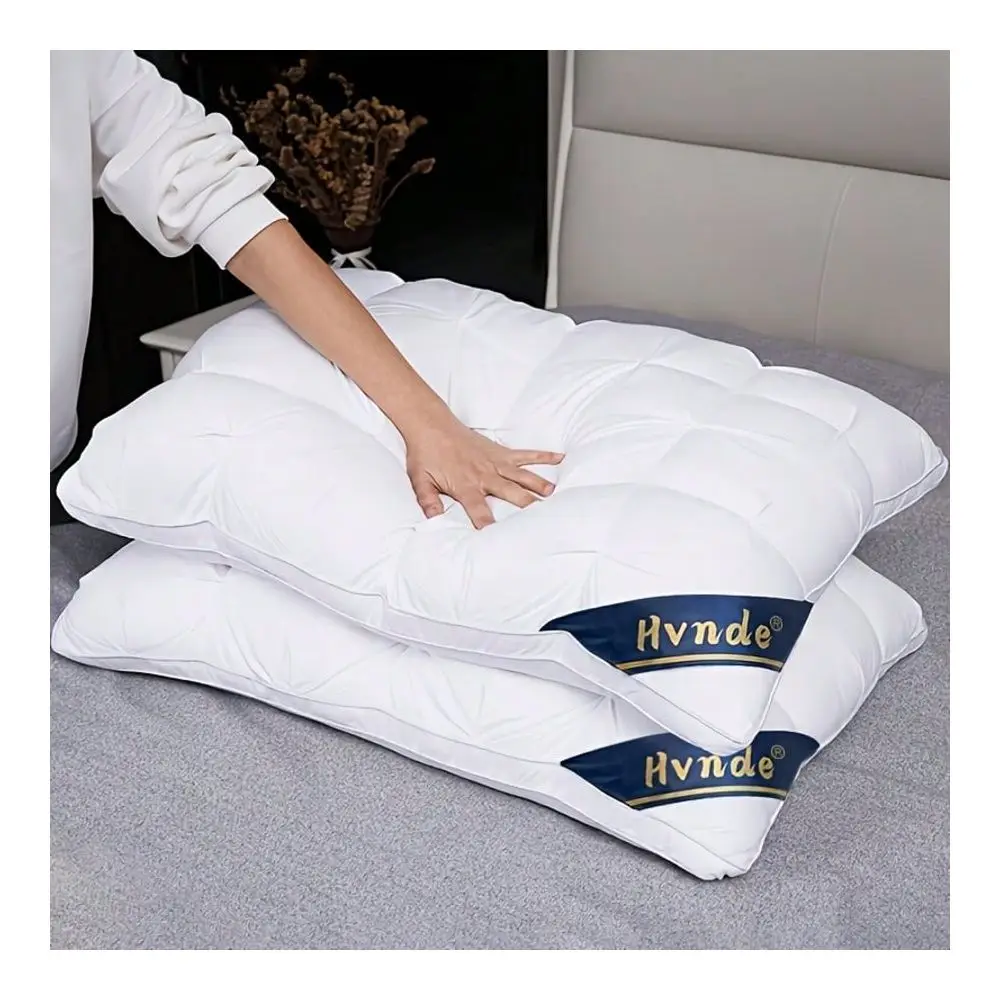 Luxury Hotel Collection Pillows UltraSupportive For Deep Sleep Neck, Resilient HighLoft Core, Hypoallergenic Plush Cover,