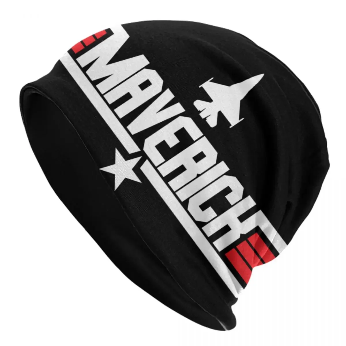 Top Gun Because I Was Inverted Skullies Beanies Caps Unisex Winter Warm Knitted Hat Street Topgun Maverick Bonnet Hats Ski Cap