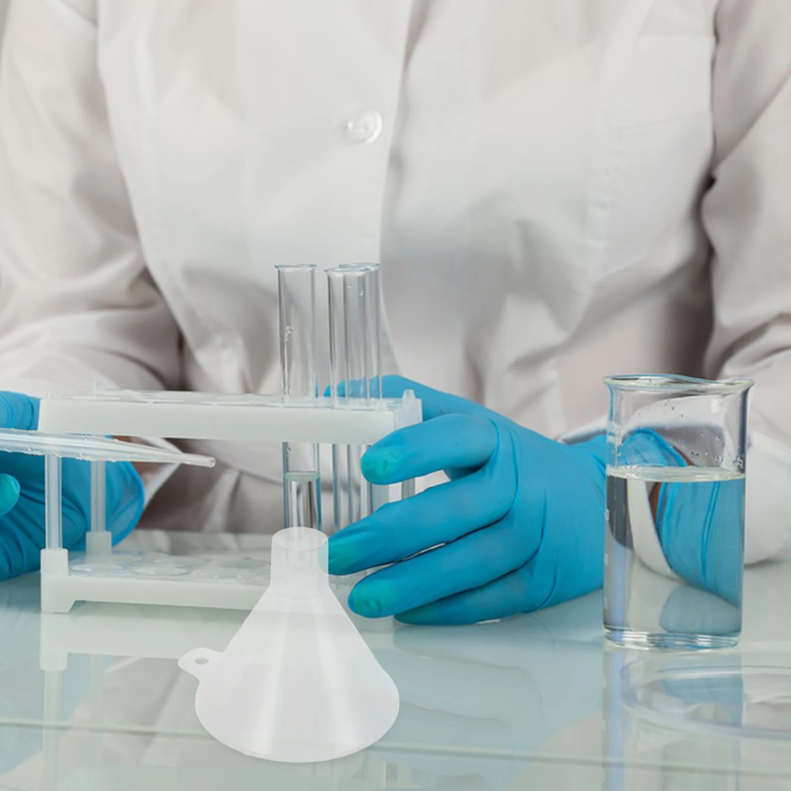 

Laboratories Plastic PP Funnel Filter for Laboratory Scientific Filling Transparent Funnels