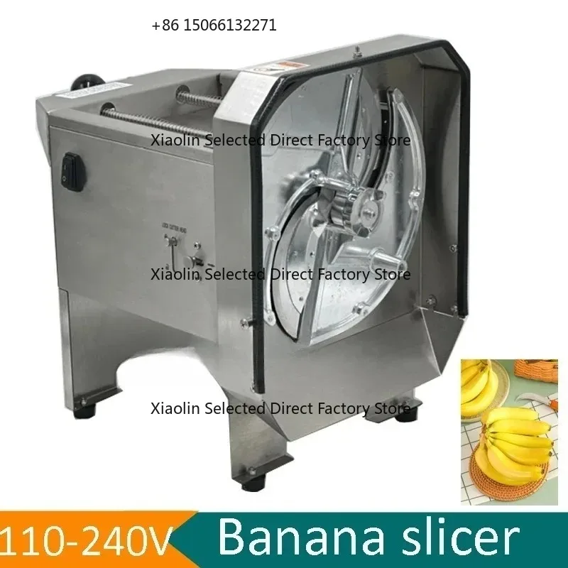 

0-10mm Multifunction Slicer For Banana Cucumber SUS Cut Thin Pieces And Long Pieces Machine Commercial Banana Slicing Machine