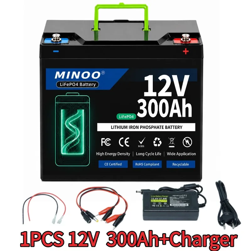 21700 Battery Cells 12V 100A Lithium Battery with Built-in BMS Fit for Home Storage RV Off-Grid System Solar Power System Marine