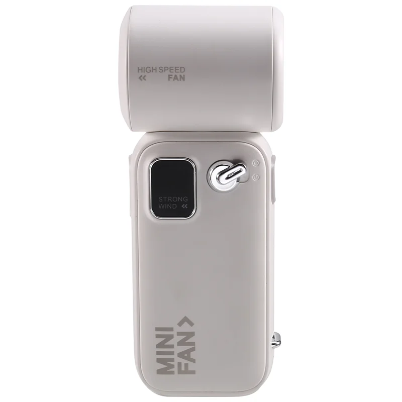 

-A89Z Mini High-Speed Handheld Turbo Fan With 100 Adjustable Wind Speeds, 3600Mah USB Rechargeable For Outdoor Use