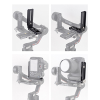 1/4 Screw L Bracket Camera Mounting Quick Release Plate Replace for DJI Ronin S2/SC2/S3 Gimbal Vertical Stabilizer Accessories