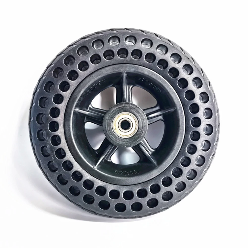 1 Pcs 7 Inch 7*1 3/4 Solid Rubber Wheel Non-slip Wheel Hub  7x2 Tire Replace For Wheelchair Inflatable Solid Tire