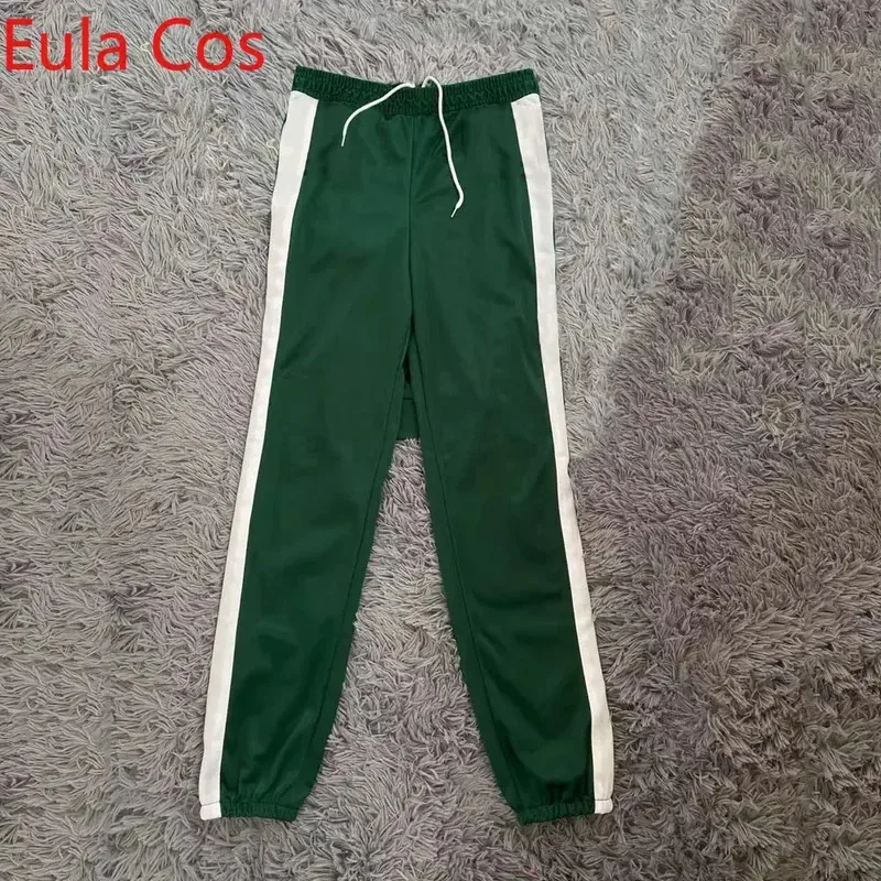 Jeux De Calmars คอสเพลย์ผู้ชายสีฟ้ากีฬาเสื้อกันหนาวผู้หญิงเกาหลีปลอมตัว Hoodies สําหรับทีมเกมบทบาทเล่น Carnival Party