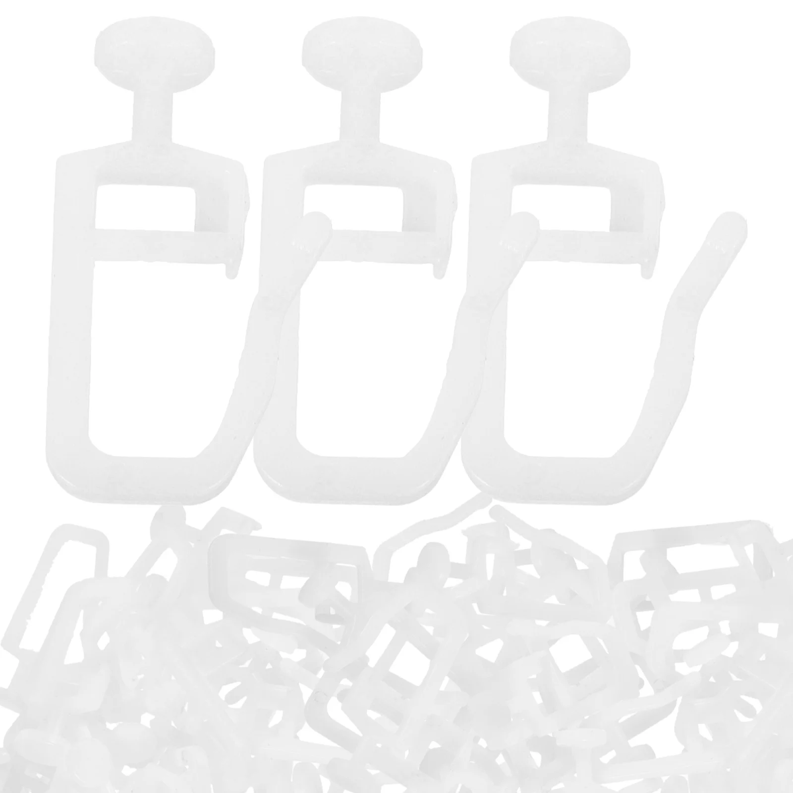 50 Pcs Double Curtain Track Pulley Walker Home Accessory Accessories Adjustable