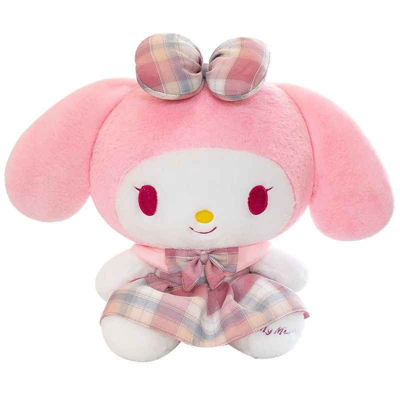 45/55/75CM Big Size Sanrio Kuromi My Melody Anime Plush Stuffed Doll Room Decoration Plushies Pillow Kawaii Ornaments Gifts
