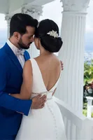 Elegant Spaghetti Strap Beading Bride Dress Simple V-Neck Backless Mermaid Wedding Dresses Floor-Length vestido de noiva - Image 4