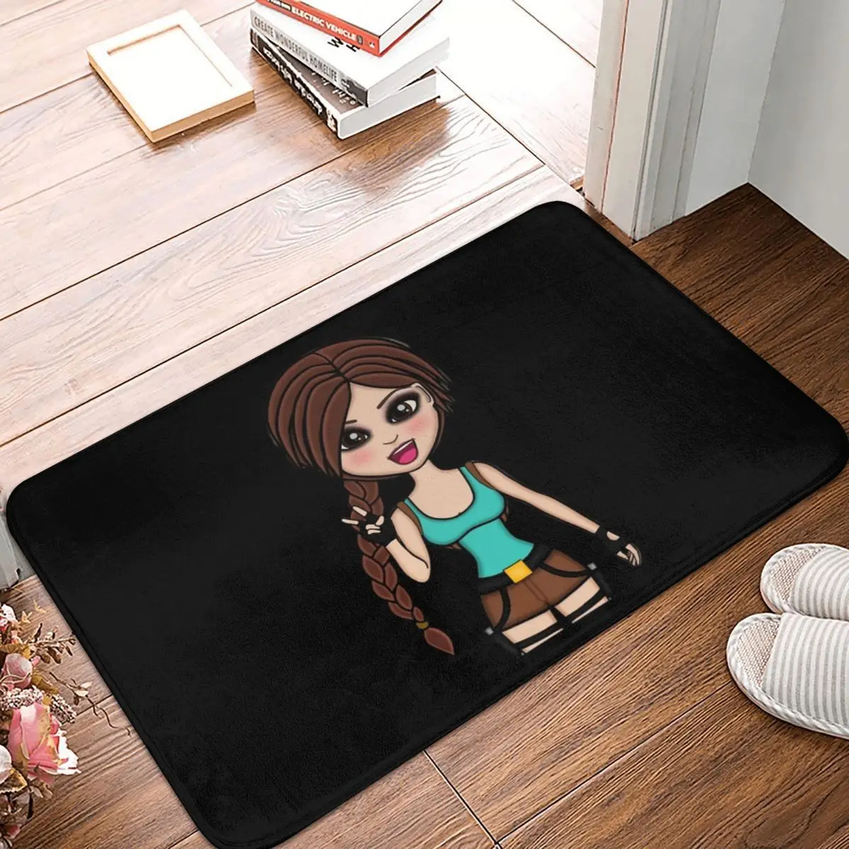 Secret To Lara Croft Doormat Anti-skid Super Absorbent Bath Mats Home Entrance Rugs Kitchen Living Room Bedroom Carpet Footpad