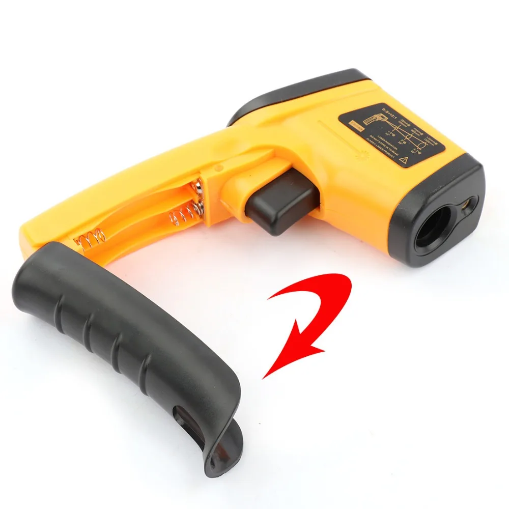 

Handheld LCD Infrared Thermometer Laser Positioning Convertible Units Non-contact Thermometer Accurate Professional