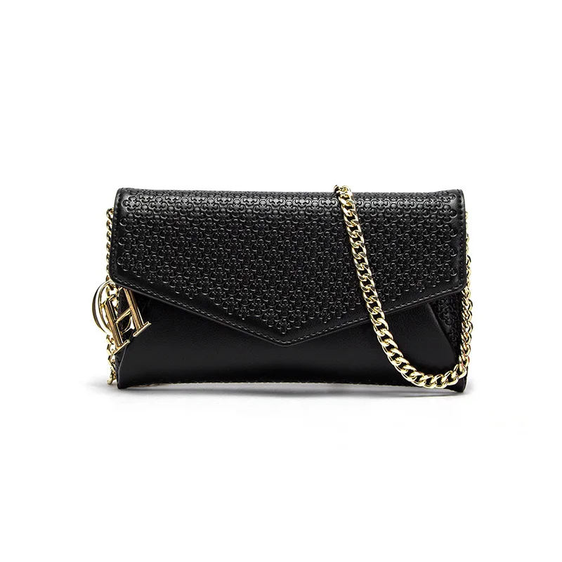 حقيبة كتف نسائية متعددة الاستخدامات للسفر من كارولينا هيريرا، حقيبة كروس للهاتف المحمول، حقيبة تخزين أحمر الشفاه مع حقيبة كتف بسلسلة