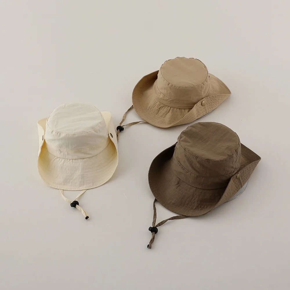 כובע דייג רחב שוליים לילדים ומבוגרים