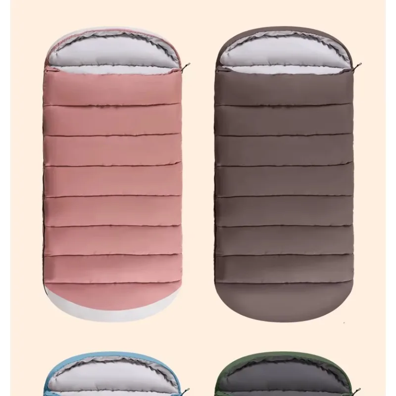 Comfortable Mummy Sleeping Bag Adult Winter Thickened Cold-Proof Envelope Outdoor Camping Car Office Noon Nap Dual-use Chemical