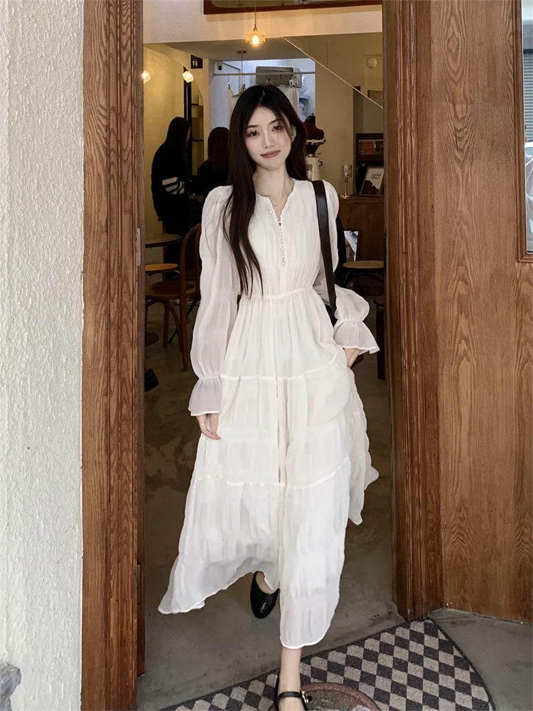 

Женская длинная юбка больших размеров, скрывающая живот, в нежном стиле, для весеннего сезона, для чаепития