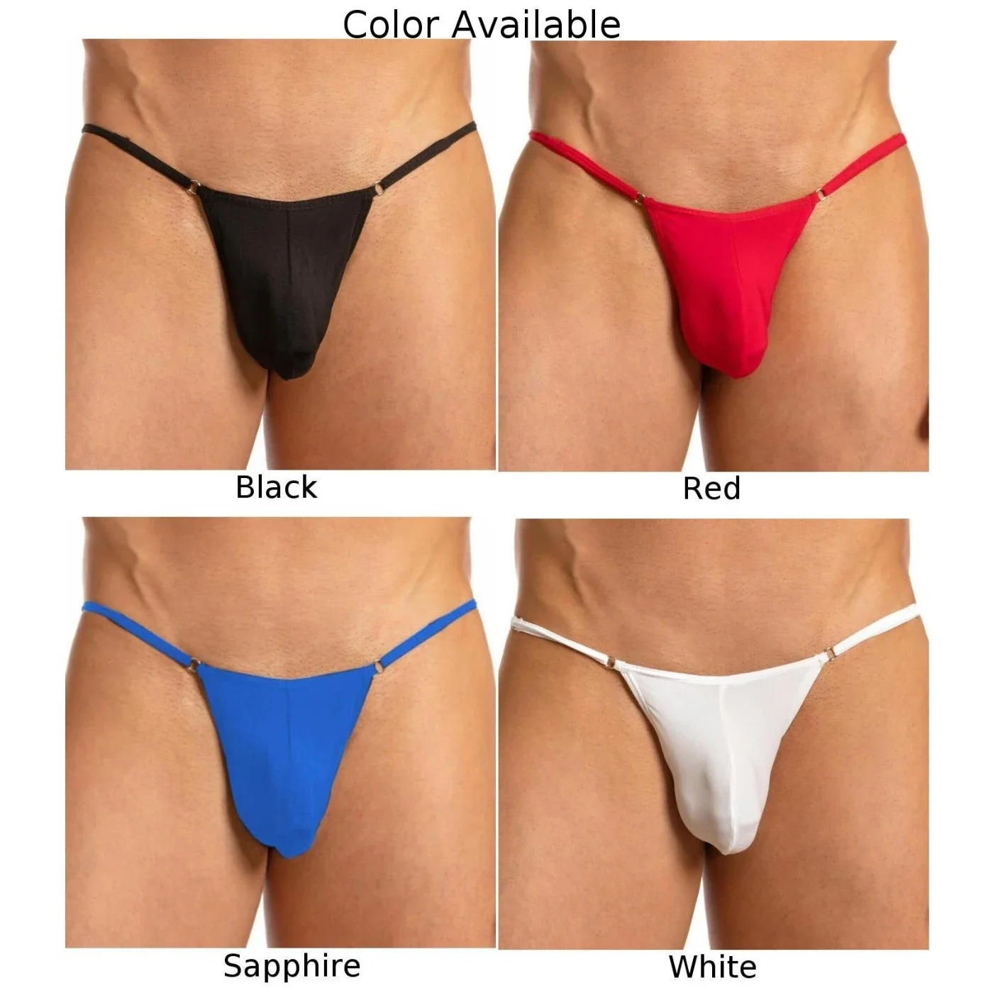 Ultra Thin Thong Underwear For Men, Sexy Back Bikini G String, Enhances Your Physique, Made With Ice Silk Fabric