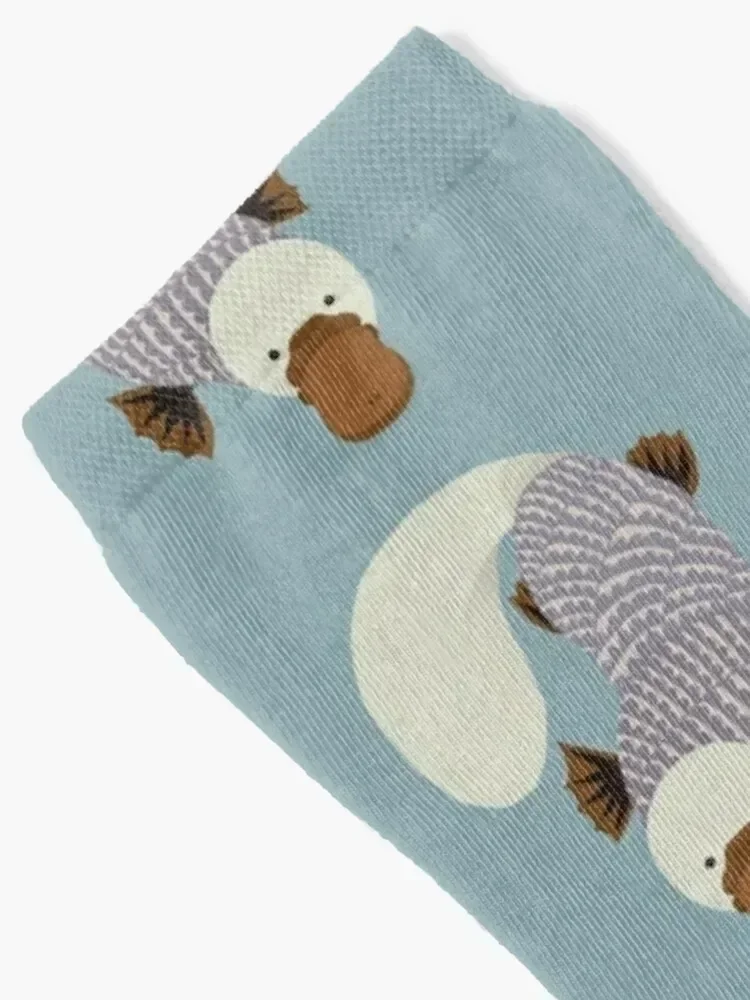 Whimsical Platypus Socks snow aesthetic man Running Socks For Men Women's