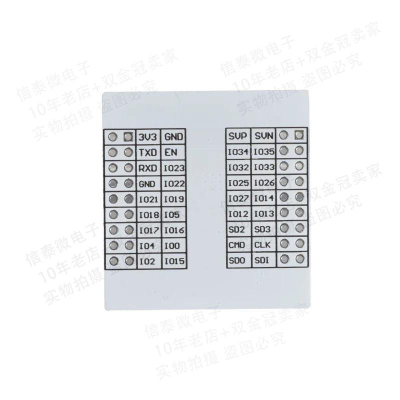 ESP-32S ESP-WROOM-32D dopasowanie modułu płytka przyłączeniowa pasujący do DIY płytka przyłączeniowa