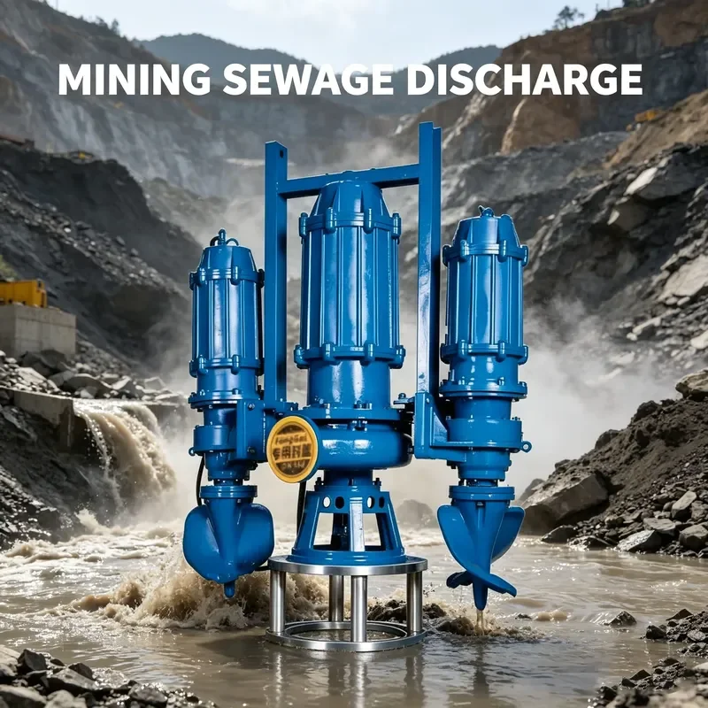 Large Flow 4HP Vertical Mining Slurry Vane Pump 2 Inch for Mine Dewatering Low Pressure OEM