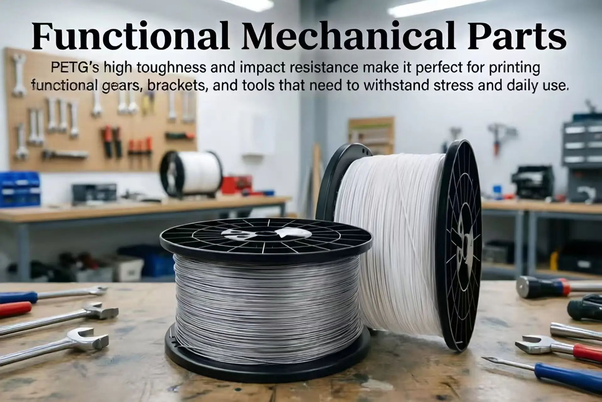 

ПЭТГ-филамент 5 кг, прозрачный, 1,75 мм – Премиальное импортное сырье, ПЭТГ-филамент 5 кг для промышленных 3D-принтеров FDM