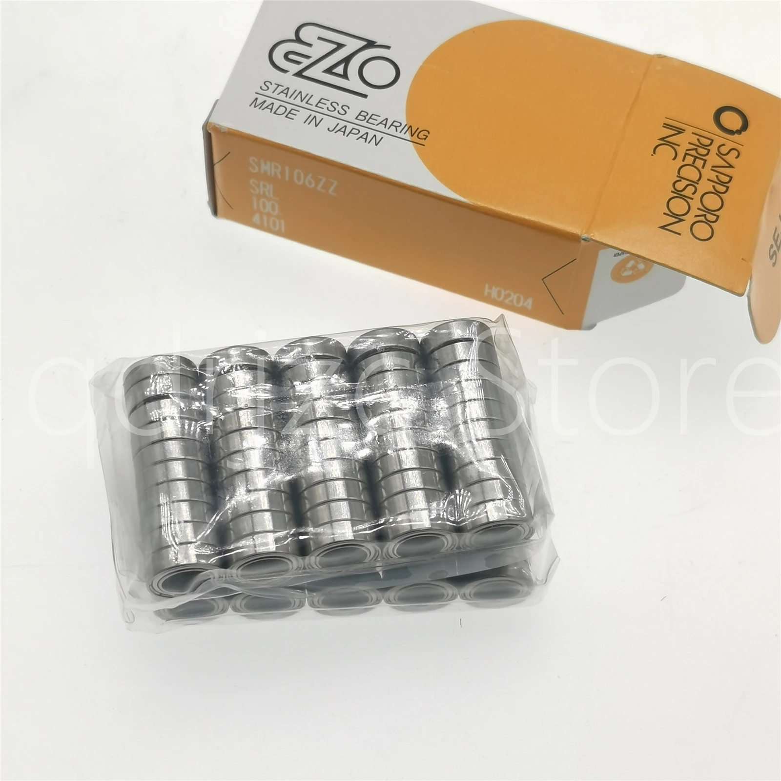 (10 pcs)  stainless steel miniature ball bearing SMR106ZZ = MR106HZZ DDL-1060ZZ 6mm X 10mm X 3mm