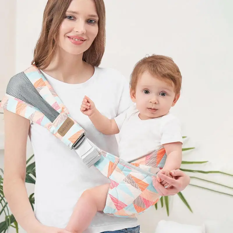 Baby Holder Carrier Ergonomic Baby Carrier Sling Ergonomic 1 Shoulder Toddler Carrier Toddler Sling With Adjustable Patterned