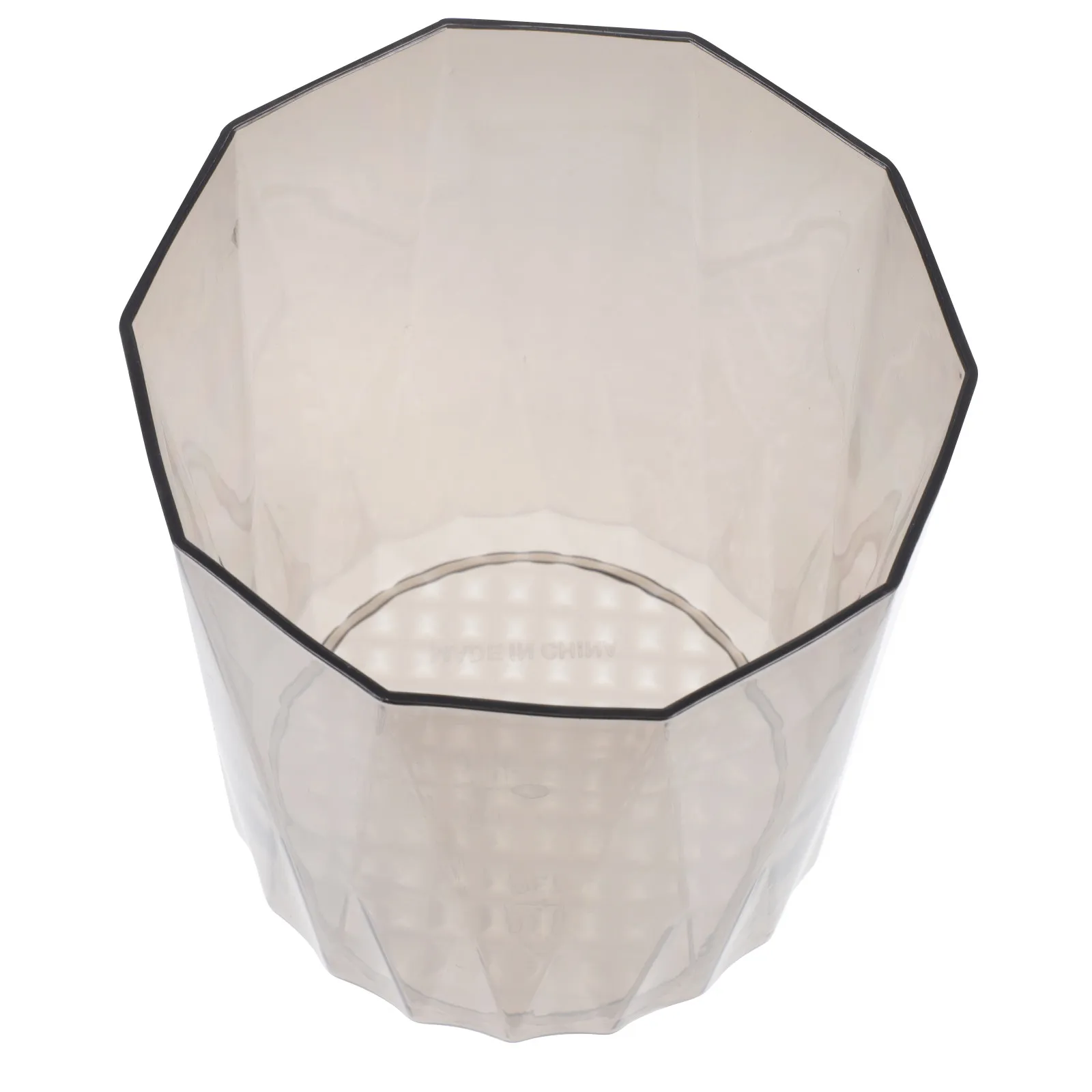 1Pcs Heavy Duty Mini Trash Can See Through Desktop Garbage Bin for Office Home Car Multipurpose Plastic Waste Holder