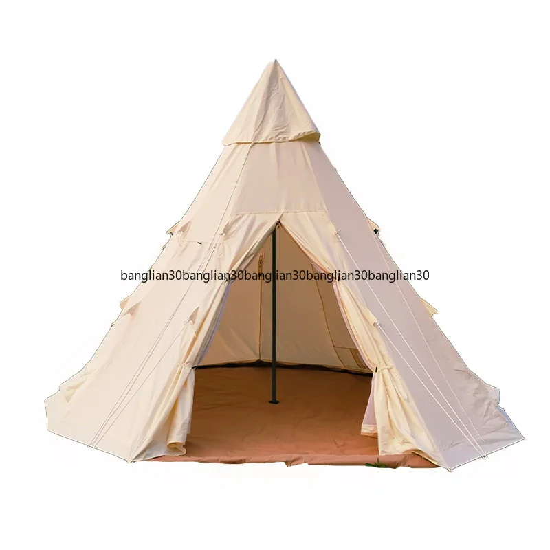 

Spire Cone Tent Thickened Cotton Exquisite Camping Pyramid Rainproof Canopy Awning