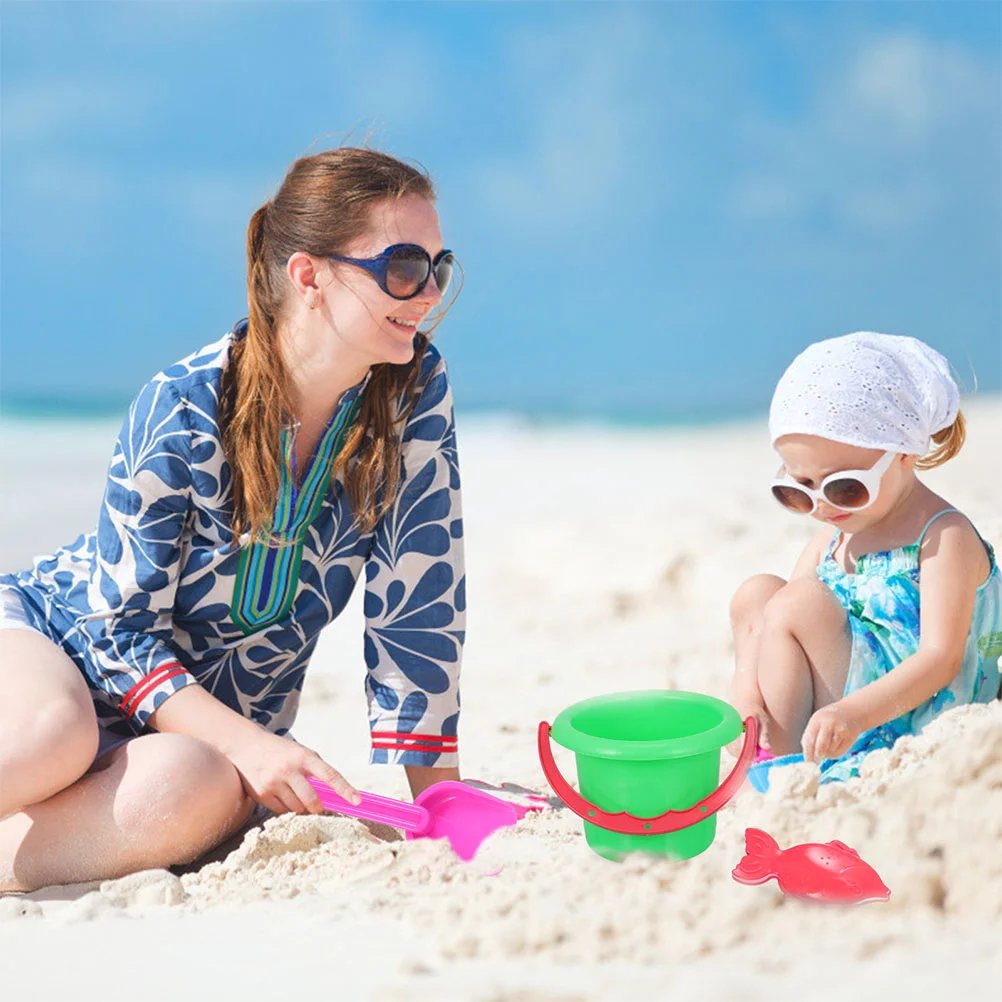 8 Sets Beach Bucket Kids Toys for Dump Truck Outdoor Sand Buckets Practical with