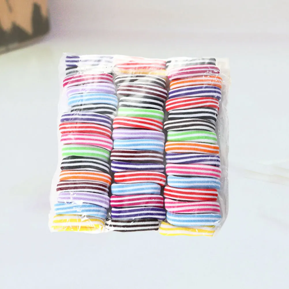 

48pcs Ties Elastic Women Girls Seamless Headdress Hair Ring Accessories Daily Gatherings Styling Tools Hair Care Rope
