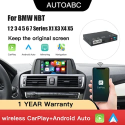 Wireless CarPlay For BMW NBT/CIC/EVO/CCC 1 2 3 4 5 7 Series E70 F10 X1 X3 F25 F26 F48 MINI X4 X5 X6 F56 F15 Android Auto Decoder