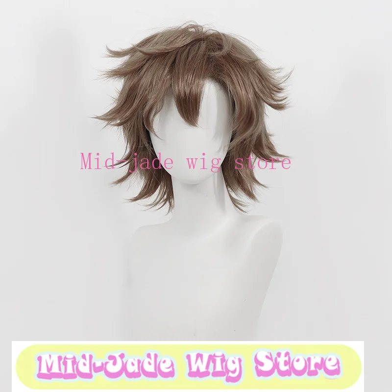 Fenson Hunter Cosplay Wig from Identity V, Short Flipped Hair with Fluffy Top Design for Game Character Costume and Stage Show