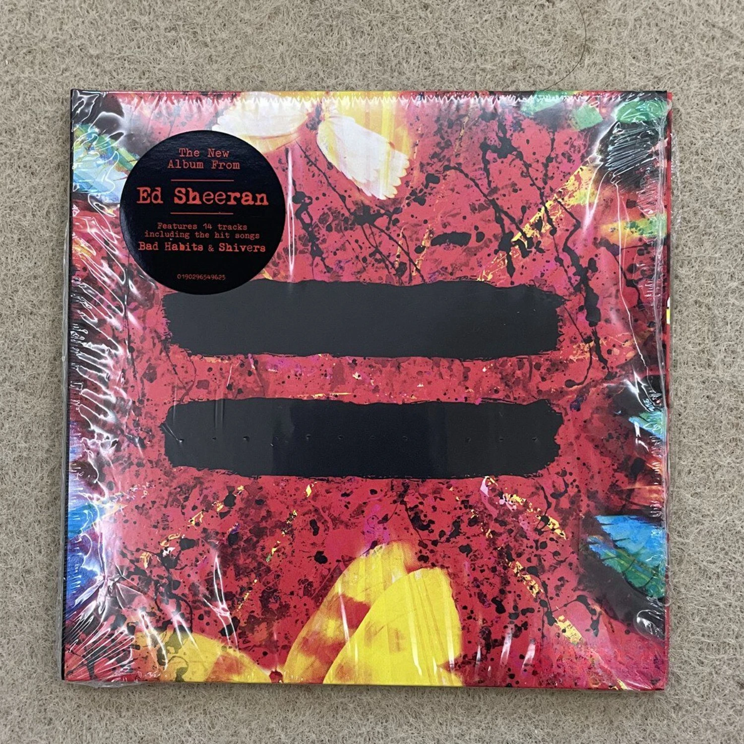 

Ed Sheeran = (Equals) Studio Album CD - Pop Music Record Featuring Hit Tracks Bad Habits & Shivers, Singer-Songwriter Collection