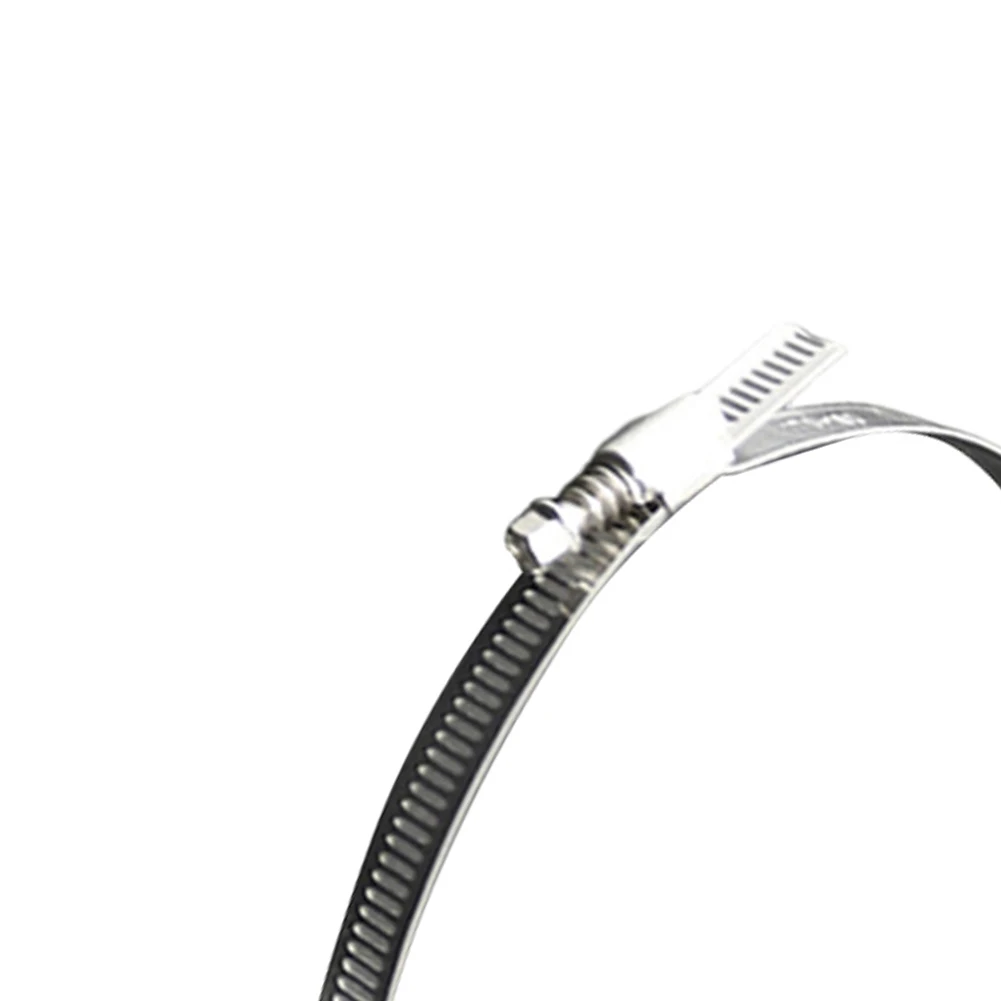Spring Latch 50-100mm Hose Clamp Firm Sealing Performance Included Safety Gloves Wide Strap Quick Installation