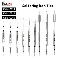 Kaisi C115 C210 C245 Soldering Iron Tips Lead Free Compatible Sugon Aifen Aixun Maant GVM Oss Sunshine Soldering Station Handle