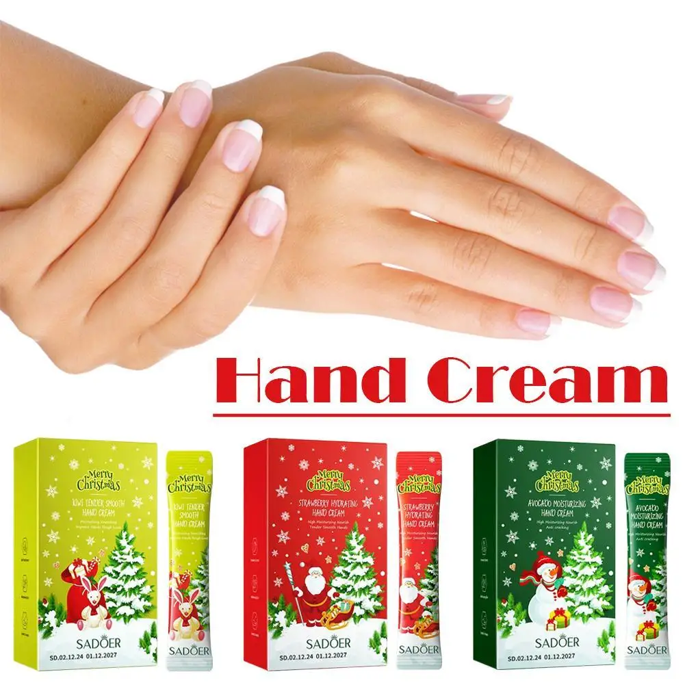 

Christmas Hand Cream Moisturizing Refreshing Hand Cream for Dry Cracked Skin Nourishing Anti-Drying Smooth Winter Hydration