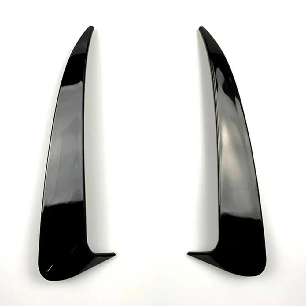 Good Stickiness 1 Pair Practical Car Rear Tail Blade Sticker Decor No-marking Car Decals Wear-resistant