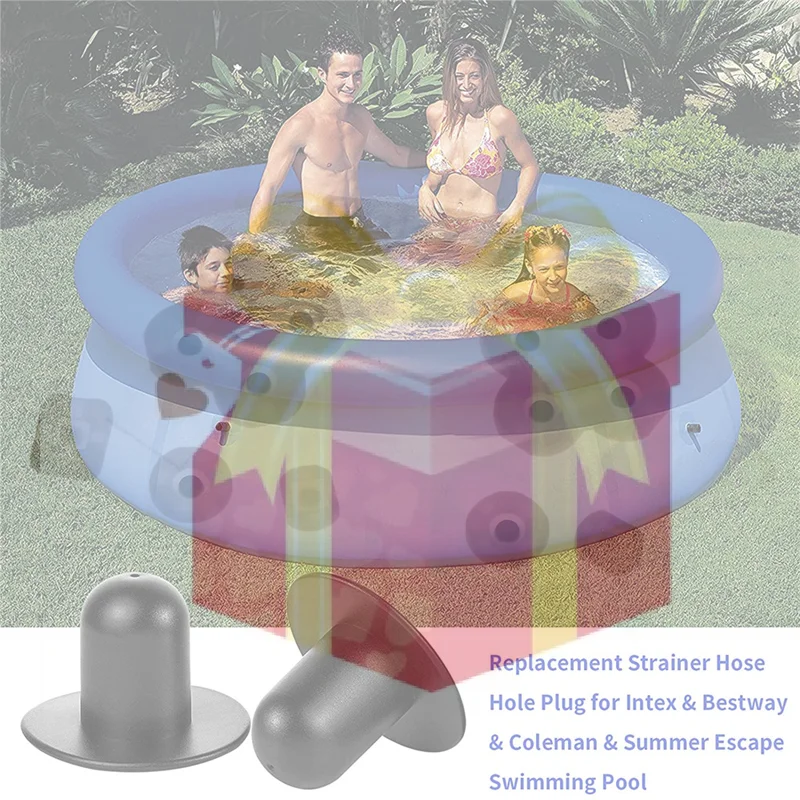 【HG】1 Pieza Tapón de Drenaje para Piscina, Filtro de Bomba, Tapón de Agua, Tapón de Pared para Piscina Intex Bestway, Kit de Repuesto