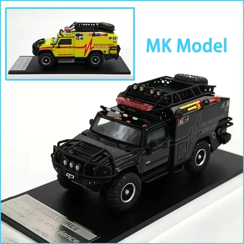 

MK Model 1:64 Scale H2 Car Alloy Car Model Toys Gifts Collection Adult Souvenir Decoration Static Display
