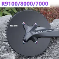 PASS QUEST 110 plato bcd para Shimano ULTEGRA r8000 dura ace R9100 105 r7000 placa de bicicleta de carretera ancha y estrecha disco único 54T