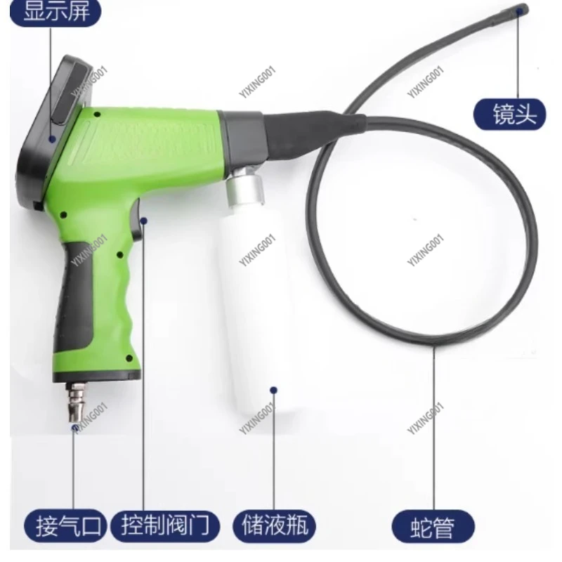 Visual Car Air Conditioner Cleaning Gun Endoscope Evaporator Spray Gun Automotive Maintenance Tool Set for Vehicle AC System
