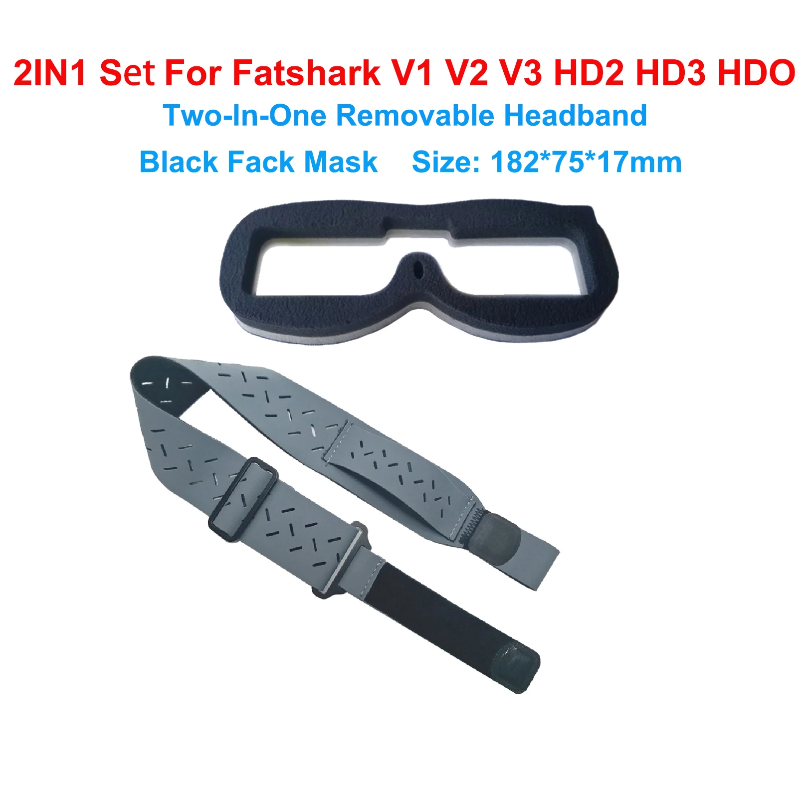 Für DJI V1 V2 FPV Brille Schwamm Schaum Polsterung Augen Maske FPV Brille Strap für SKYZONE 04X 04L SKY03 HDO HDO3 für DJI N3 RC Drone – Detail 29