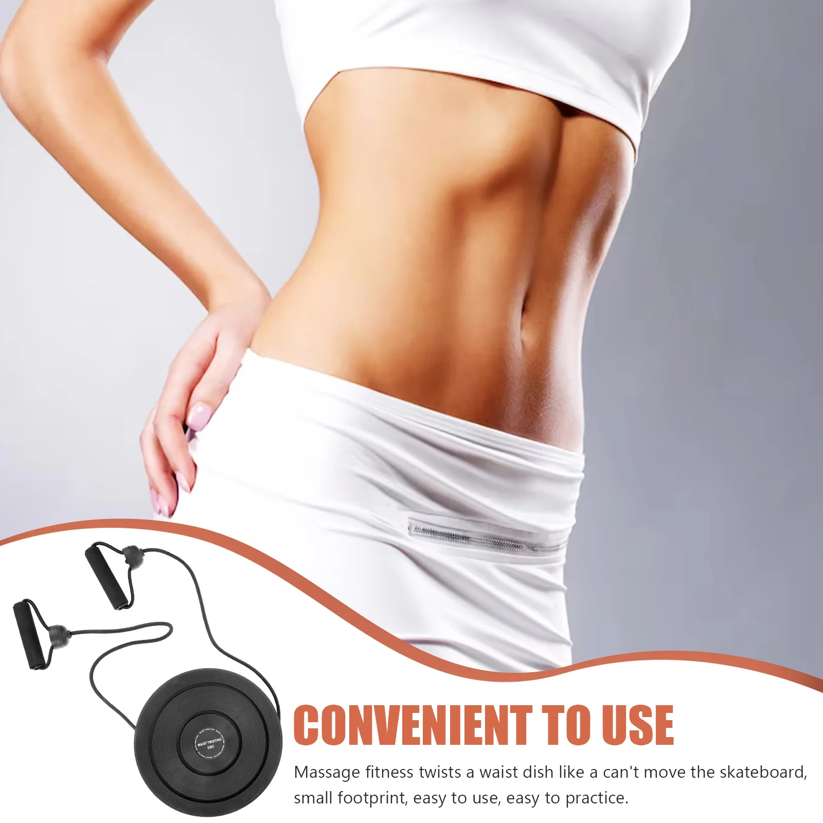 Disco de cintura giratorio, Base antideslizante, tablero giratorio adelgazante, equipo de masaje físico, herramienta para perder peso y ejercicio en casa
