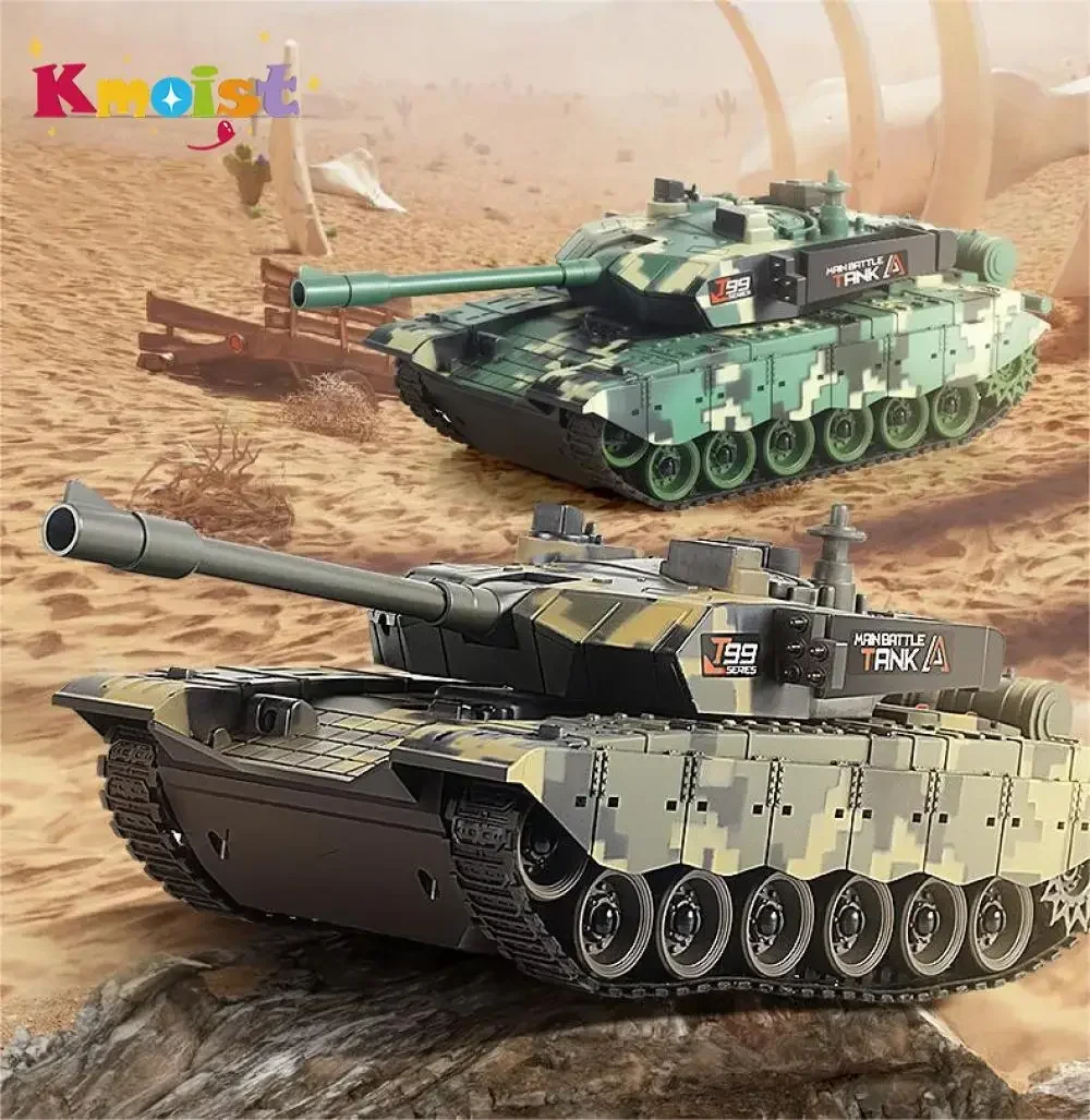 

2,4 ГГц модель танка, игрушка для мальчиков, танк с дистанционным управлением, детский военный боевой танк, имитационная модель со звуковым светом, игрушечные транспортные средства