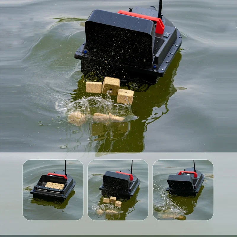 Multifunctional Electric Fishing Boat with One-Handed Operation Remote Control Bait Feeder Boat