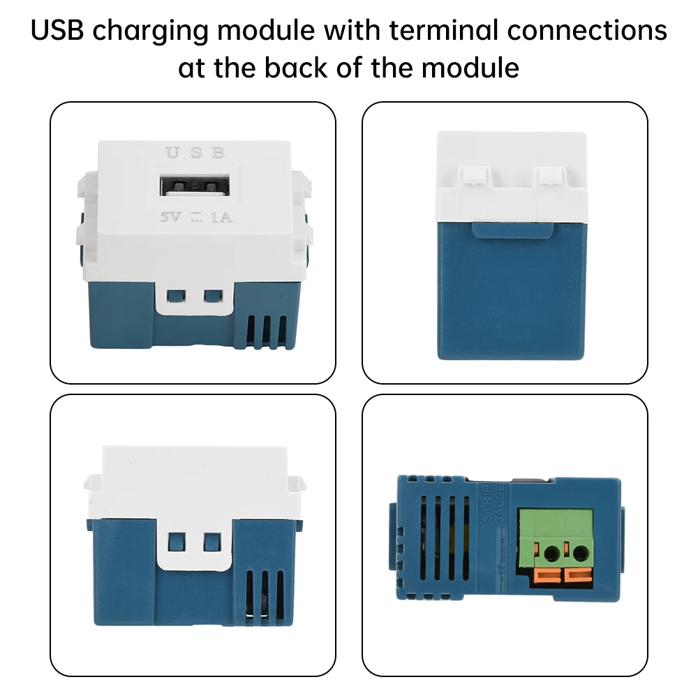 Type 128 USB Power Module 220 V Socket 5 V 2.1A 1A Mobiele Telefoon Opladen Module Schakelaar Adapter Transformator Opladen stopcontact