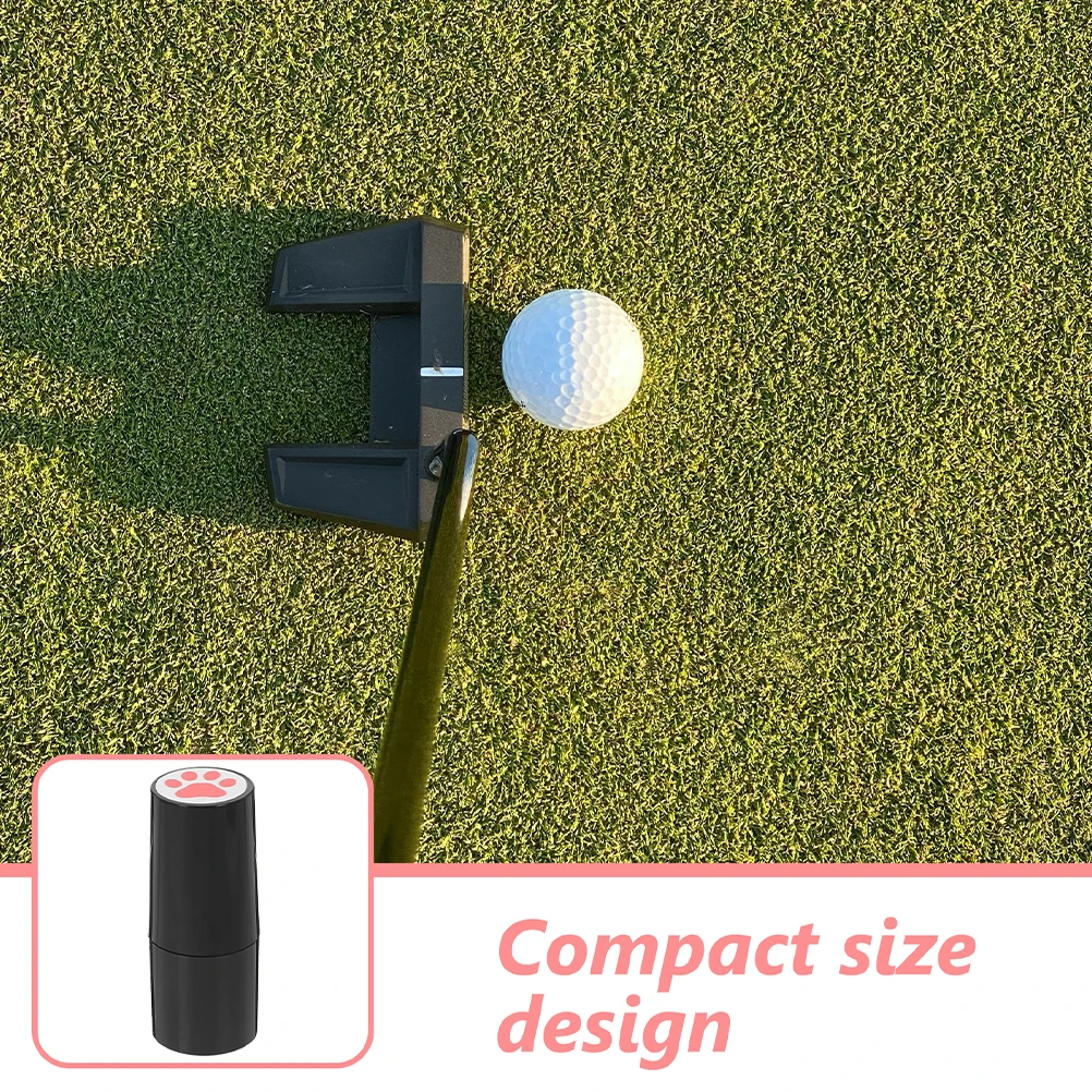 

2Pcs Stamp Tool Portable Marker Reusable Golf Ball Stamp Tool Stamper Waterproof Photosensitive Golf Training