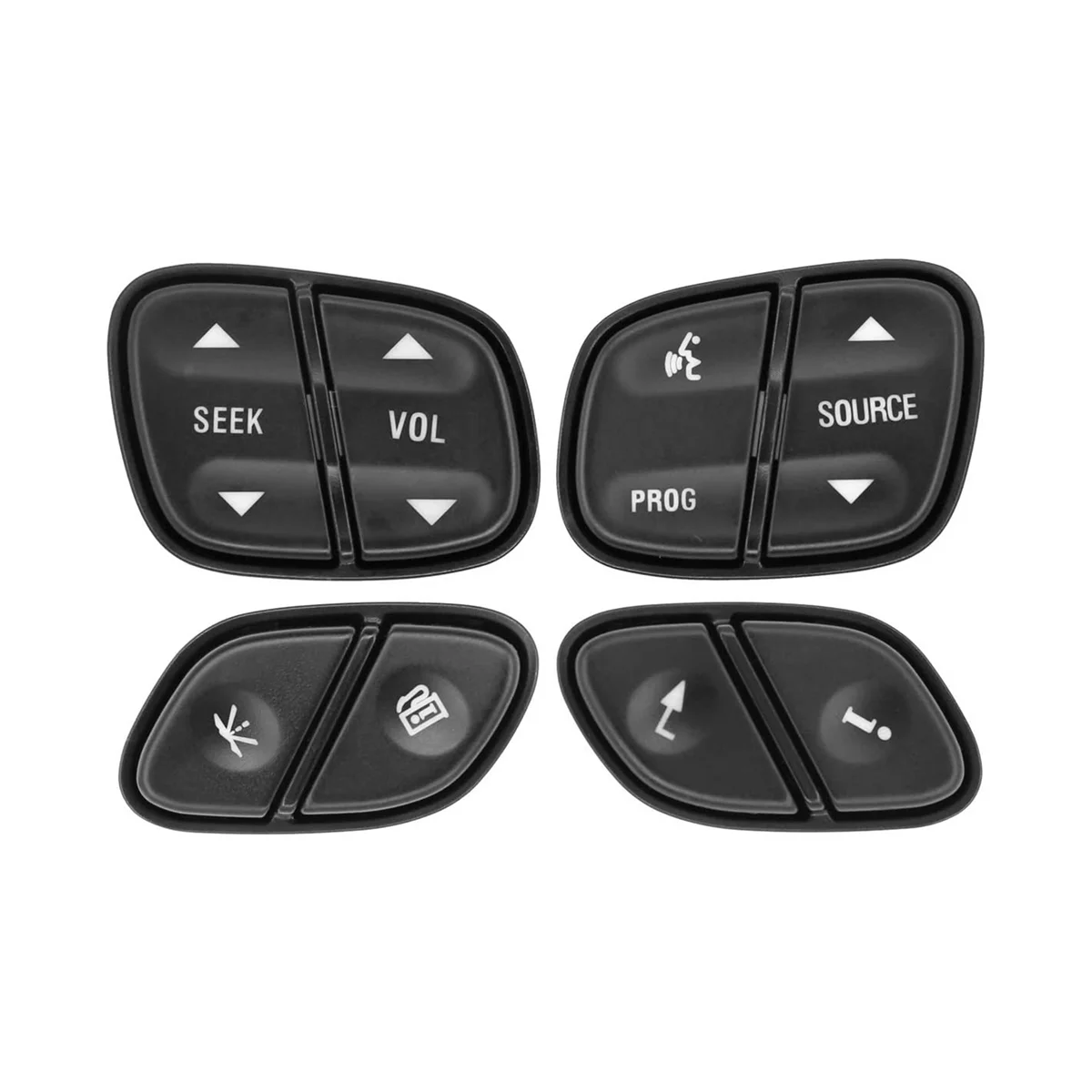 Car Steering Wheel Switch Control Buttons for Chevy Silverado 1500 GMC Yukon US 21997738 21997739 1999442 1999443