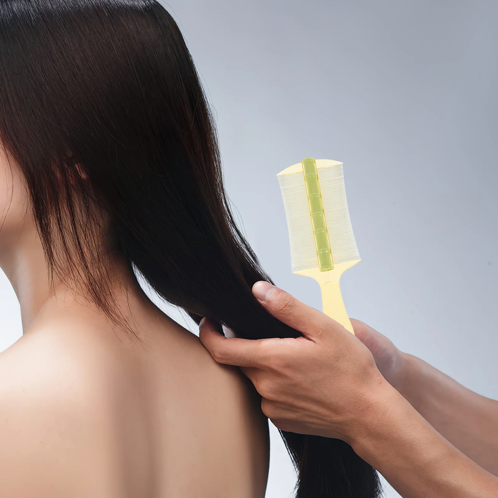 

6 шт., расчески от перхоти, расческа для чистки кожи головы с мелкими зубами, двухсторонняя расческа для волос с длинной ручкой для взрослых, домашних животных, китайская