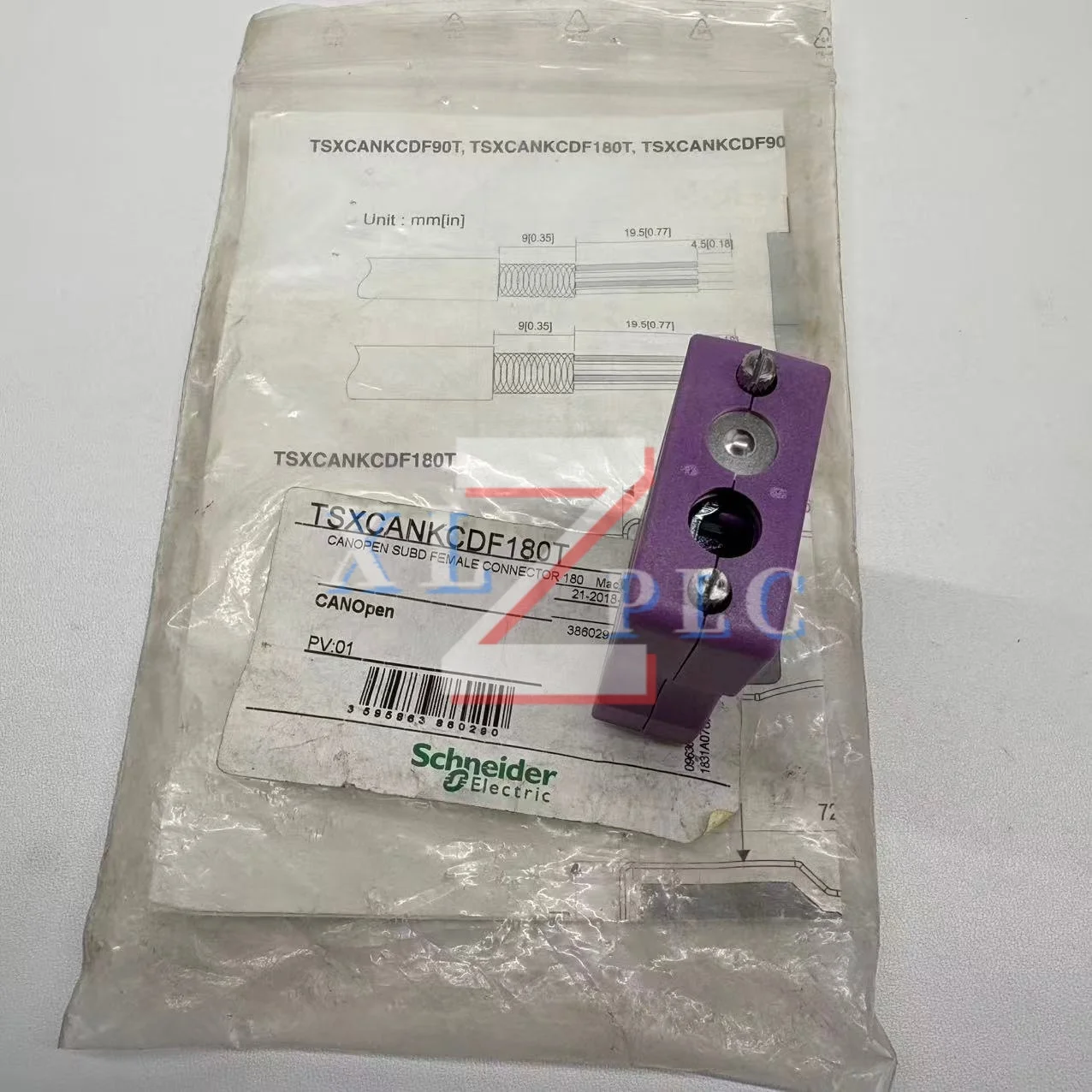 Convertisseur de fréquence ACS355-01E-04A7-2 neuf