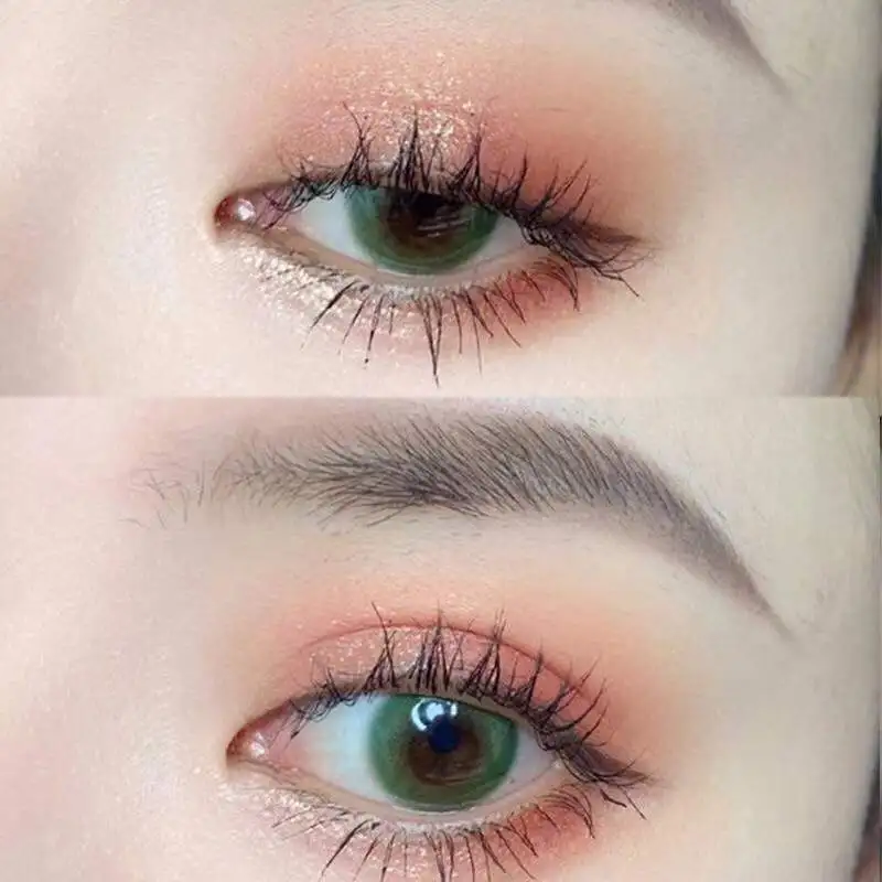Eye Black Waterproof Fiber Long Curl Fine Brush Head Color Makeup Do Not Faint Dye Long Makeup Price
